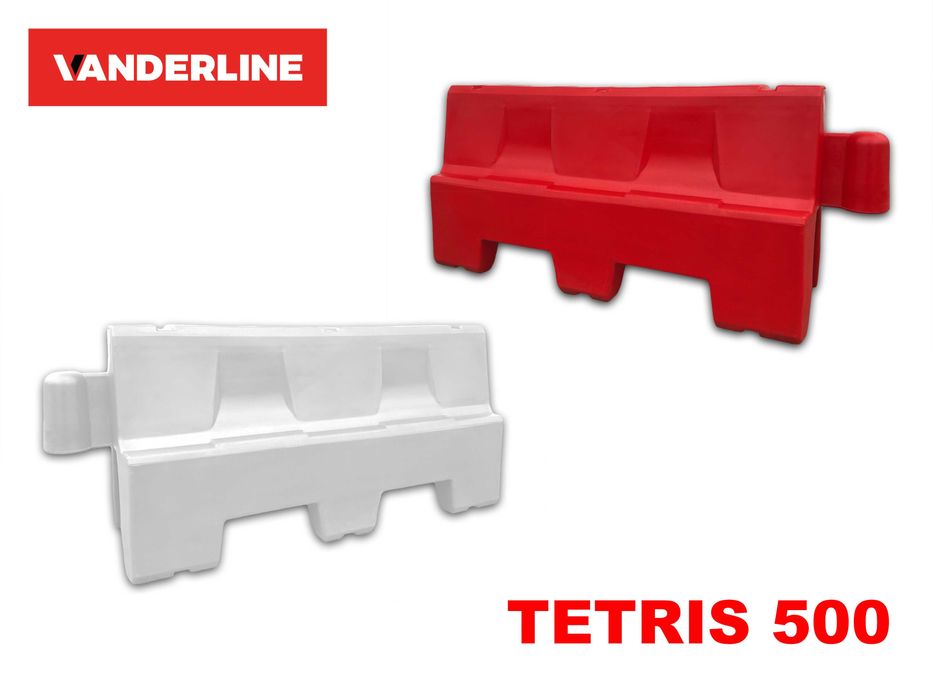 Separator Drogowy TETRIS 500 Bariera U-14E, U-25 Biały / Czerwony
