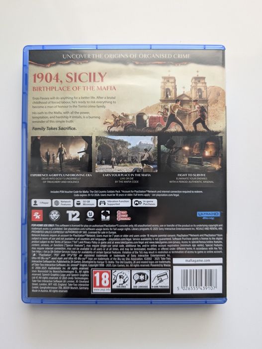 Mafia: The Old Country PS5