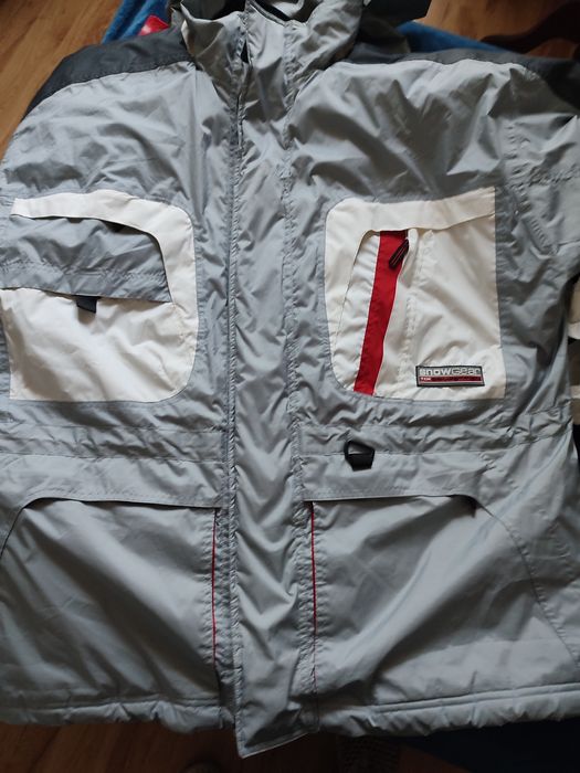 Kurtka sportowa męska ocieplana,z kapturem-XXXL