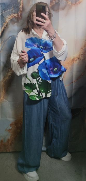 Spodnie z tencela jeans