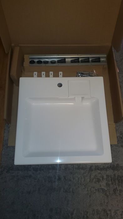 Раковина/умывальник из искусственного мрамора на стиральную машину