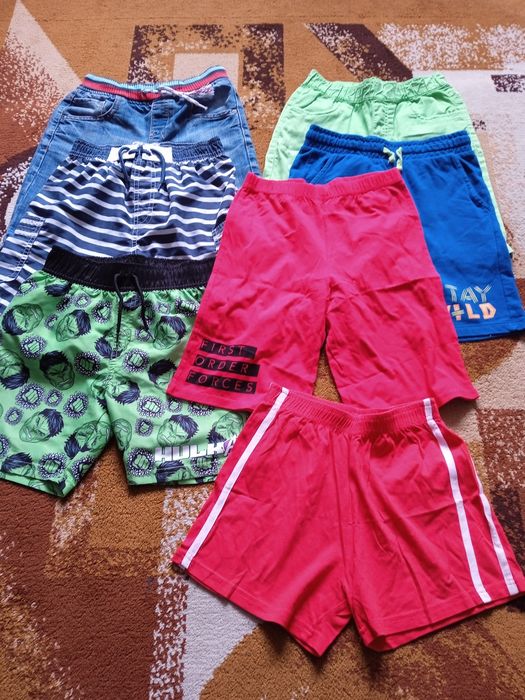 Krótkie spodenki szorty dla chłopca rozmiar 128