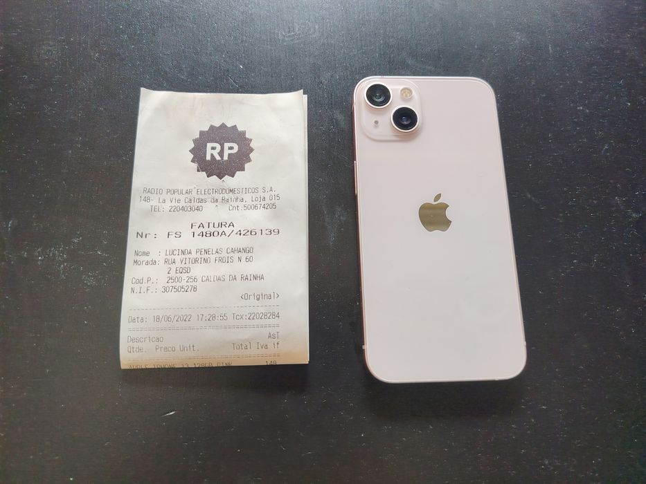 Troco/Vendo iPhone 13 128gb rosa com fatura!