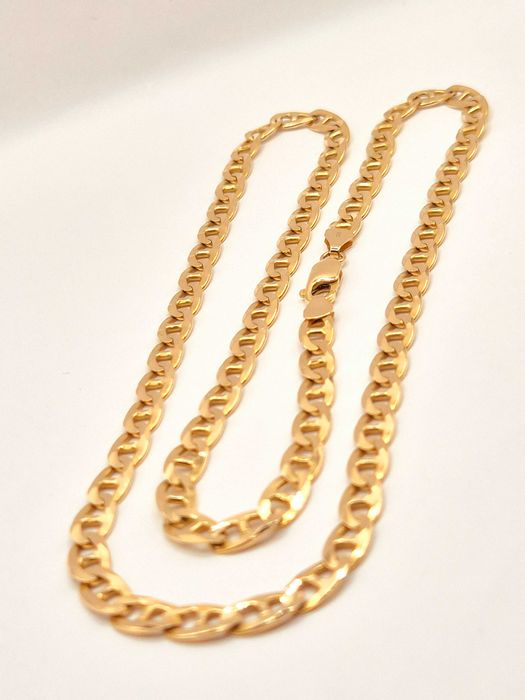 JAK NOWY! Złoty łańcuszek 585 (14K) 61cm GUCCI