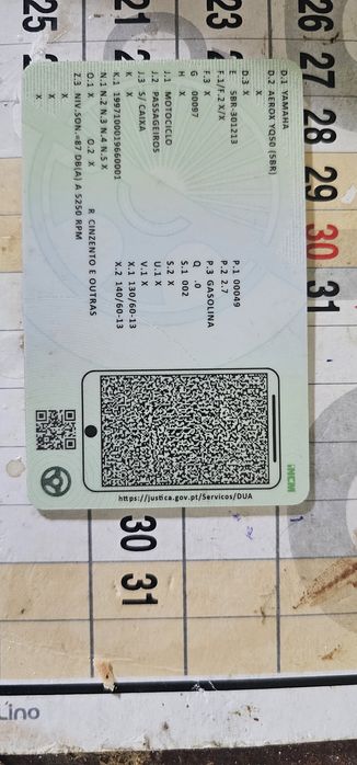 Vendo quadro aerox  com documentos