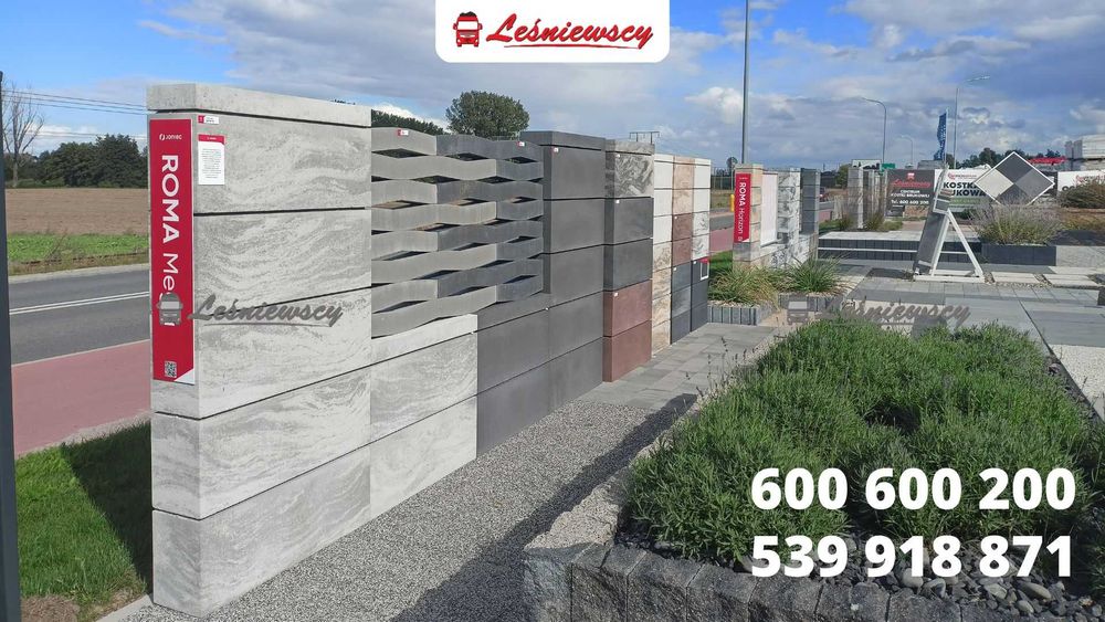 Ogrodzenie betonowe DWUSTRONNE 200x50 płot płyty ogrodzeniowe