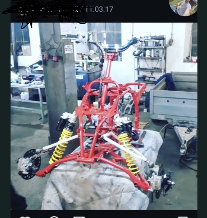Quad Yfz 450 odbudowany od zera