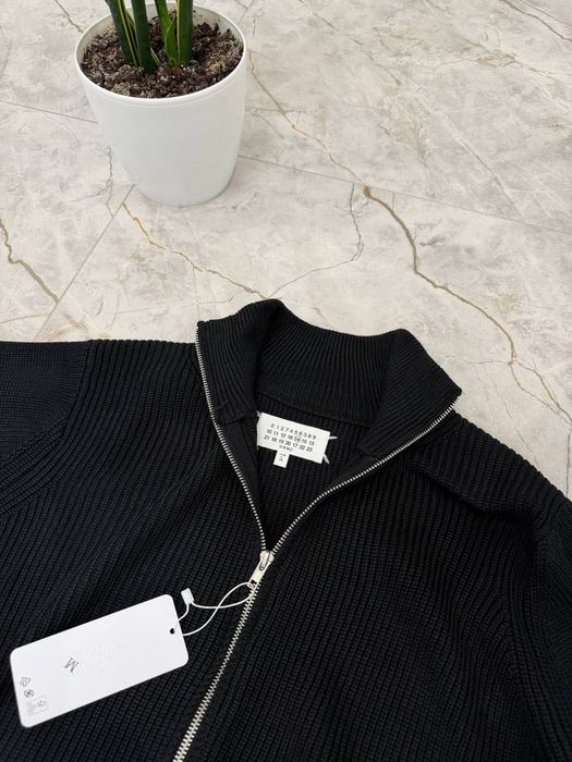Кофта Maison Margiela, в’язана, чорна, розміри S–L