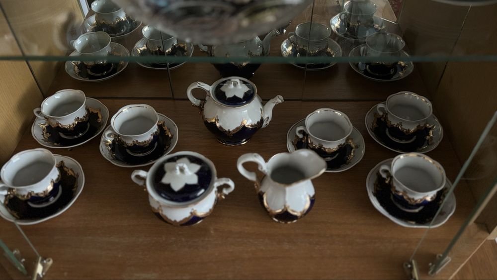 Сервіз Бутон синій