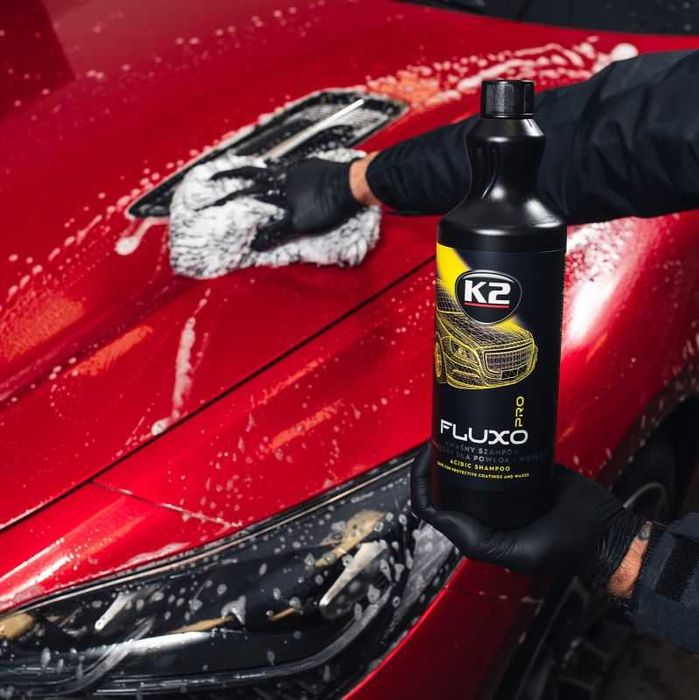 Автошампунь для ручной мойки K2 Express Vena Fluxo PRO гидрофоб, воск