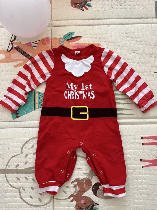 Новорічний ромпер санти 80 розміру