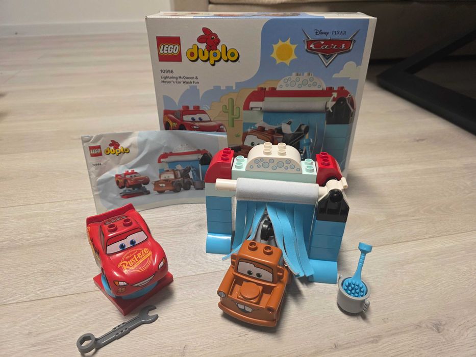 Zestaw LEGO Duplo 7,7kg | Pociąg 10874 | Auta McQueen | Instrukcje