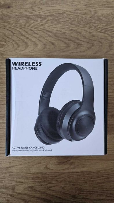 Słuchawki bezprzewodowe nauszne z ANC | Bluetooth 5.3