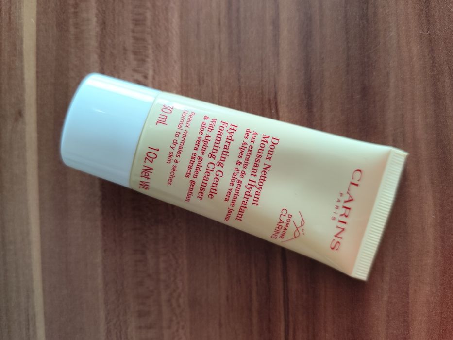 Zestaw clarins tusz krem pianka