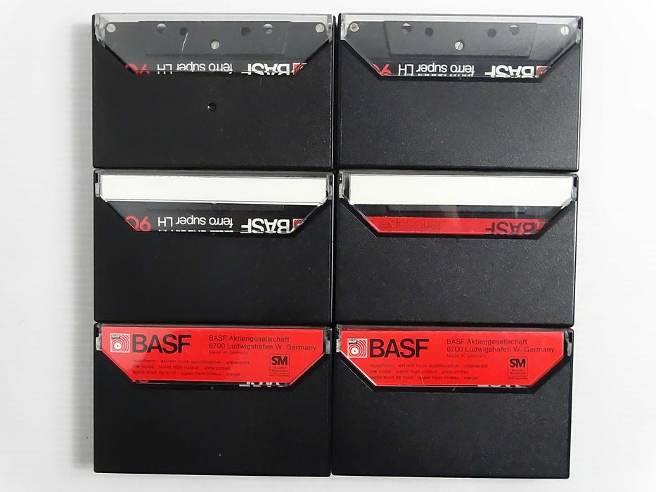 Kasety BASF Ferro Super LH 90 – Stan Kolekcjonerski (Vintage)