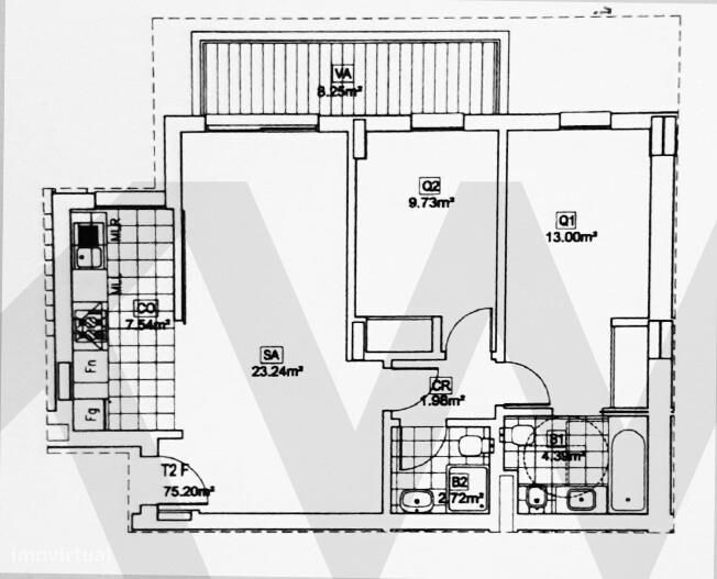 Apartamento T2, -  Quinta da Trindade - SEIXAL