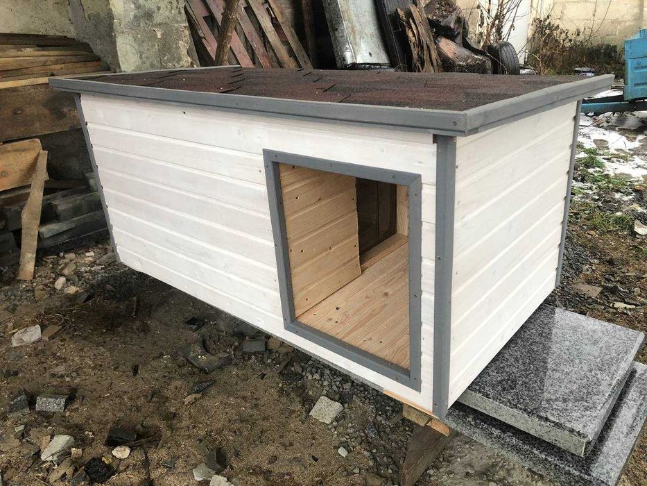 Будка для собаки | Утеплені 95, 107см | Вівчарки, Лабрадора, Алабая