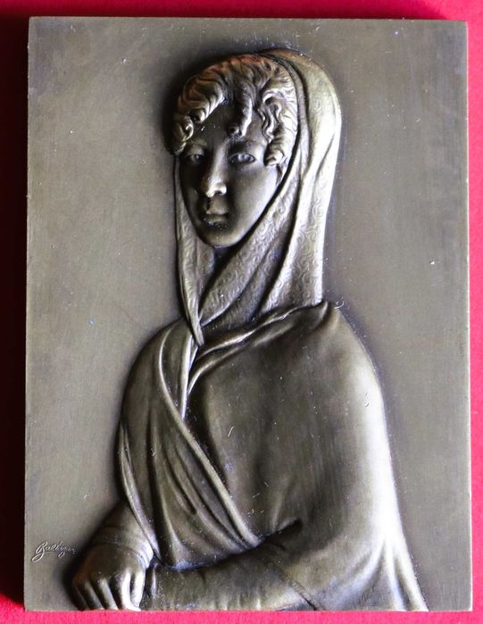 Retrato de Francisca Sabasa de Goya medalha de Baltazar