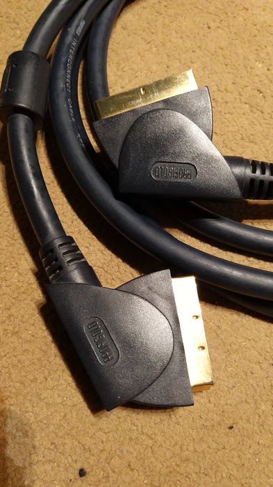 cabo scart banhado a ouro PROFIGOLD 3 Metros