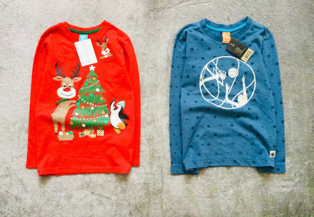 122-128 зріст Primark реглан, лонгслів, натуральний 100% бавовна