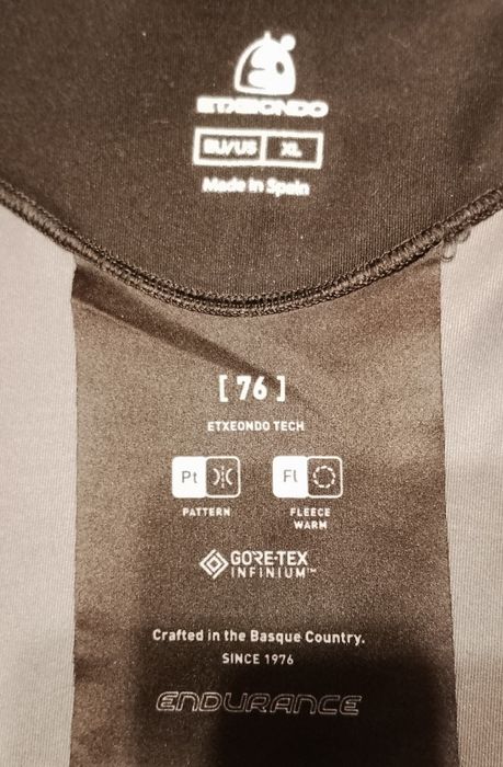 Куртка велокуртка Etxeondo 76 Endurance Gore-Tex Windstopper, XL men