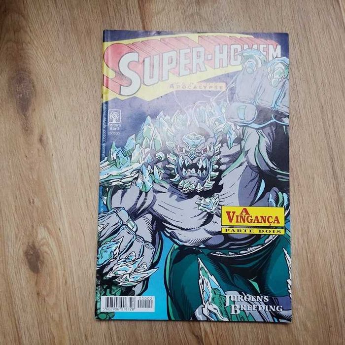 Super-Homem Versus Apocalypse Minisérie 3 livros DC Comics Editora Abril 1995