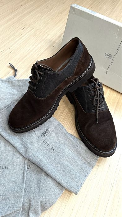 мужские туфли дерби Brunello Cucinelli 43,5 оригинал