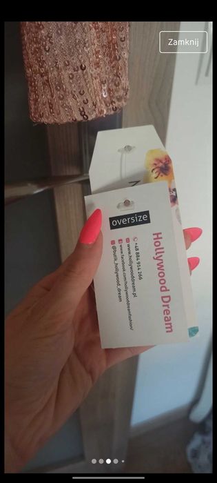 Złota sukienka Hollywood Dreamsl