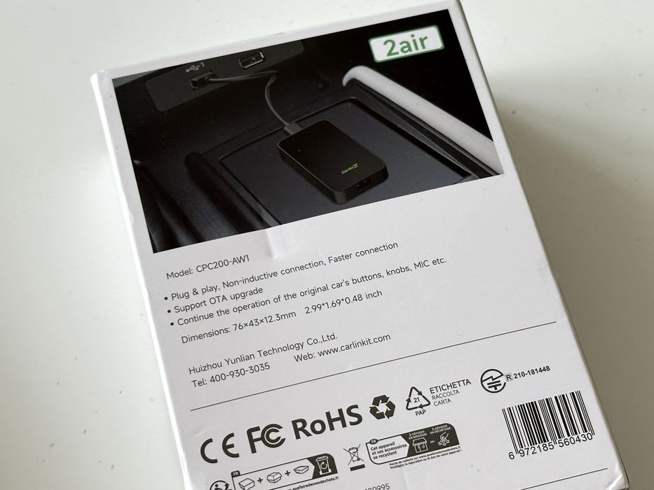 CarlinKit 5.0 2air CarPlay android auto