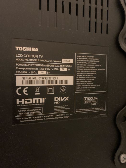 Plasma Toshiba 32 Polegadas