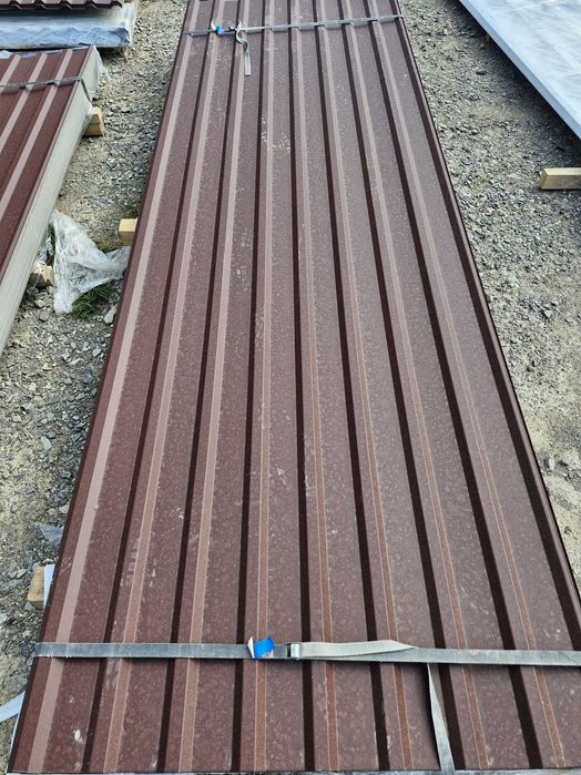 Blacha t18 brąz ral 8017 mat, na dach, garaż, dobra cena