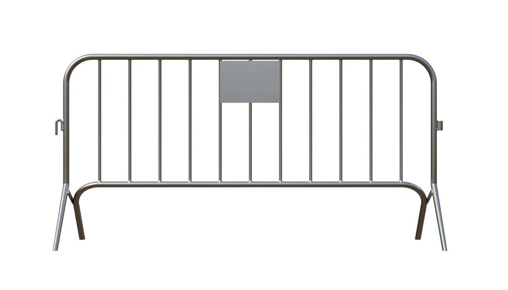 Barierka eventowa 2m, Bariera budowlana przenośna eventowa, na imprezy