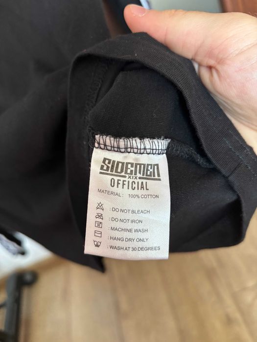 czarny longsleeve Sidemen SDMN lampasy S YouTube