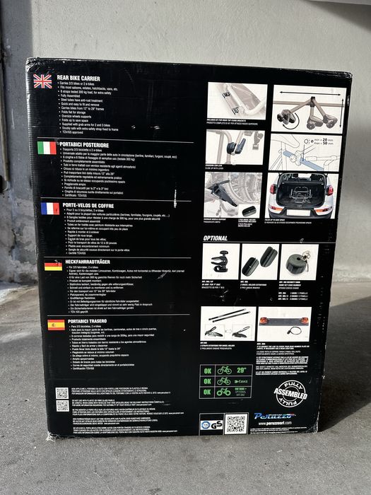 Porta Bicicletas Peruzzo- Pure Instinct Para 2 Bicicletas