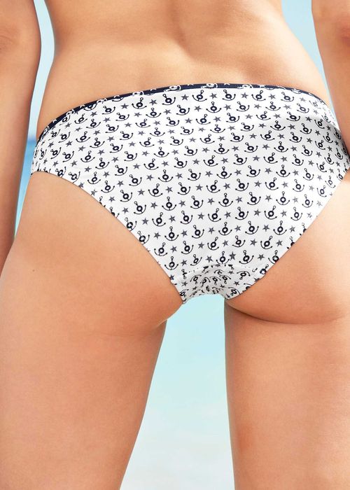 Bikini granat/biel Rozmiar 40 80C