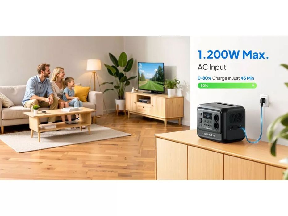 Зарядна станція Bluetti ELITE 100 V2 в наявності у Франківську. Нові