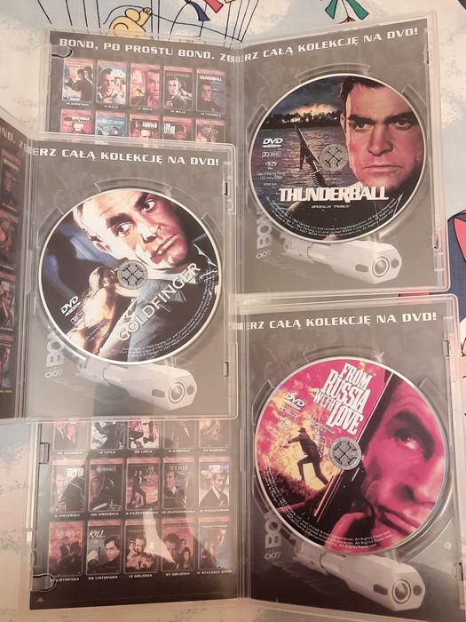 "Kolekcja filmów Jamesa Bonda" - 3 filmy z SEANEM CONNERY