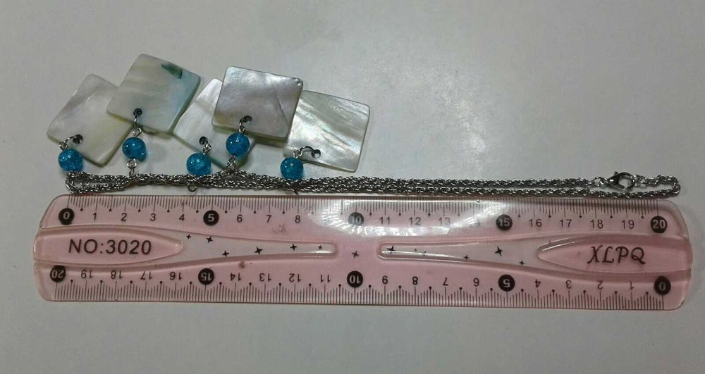 Комплект прикрас. Біжутерія. Сережки. Браслет. Чокер. Ручна робота