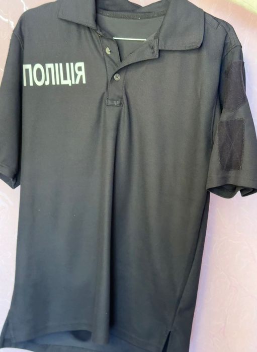Футболка Поло поліція синього кольору
