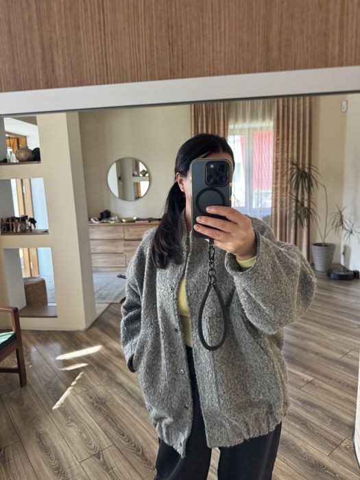 Бомбер ZARA сірий