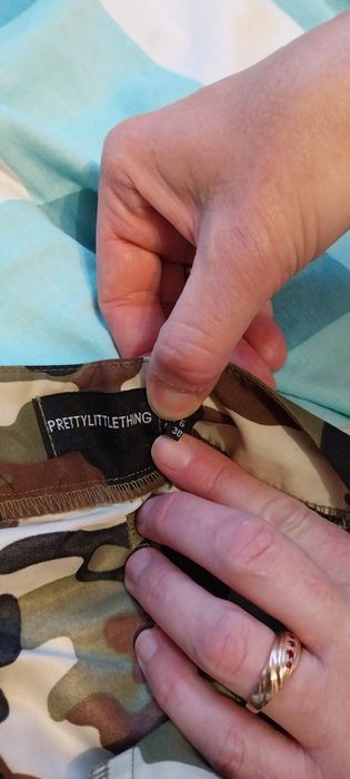 Spodnie damskie moro bojówki rozmiar 38