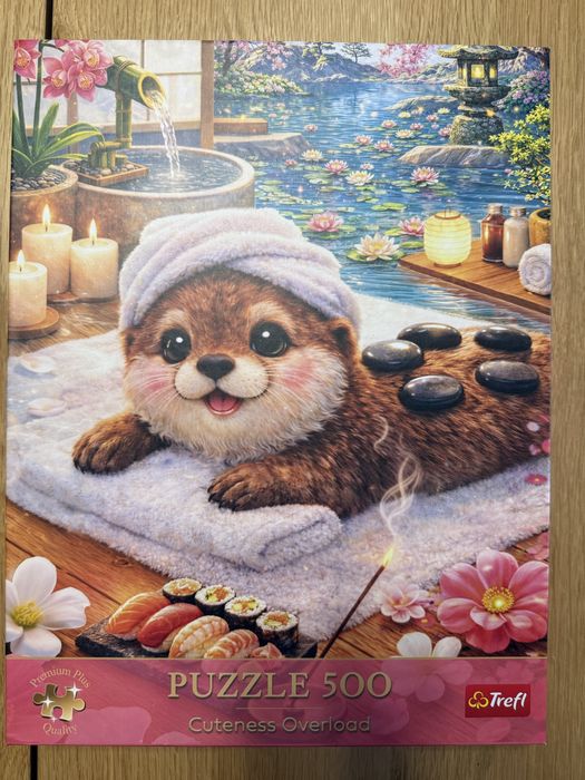 Puzzle trefl 500 elementów wydra cuteness overload