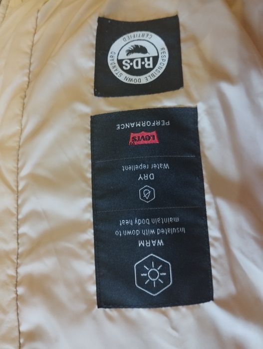 Пуховик жіночий розмір  xs Levis