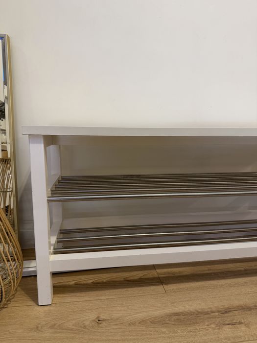 Półka na buty z ławeczką stan bardzo dobry