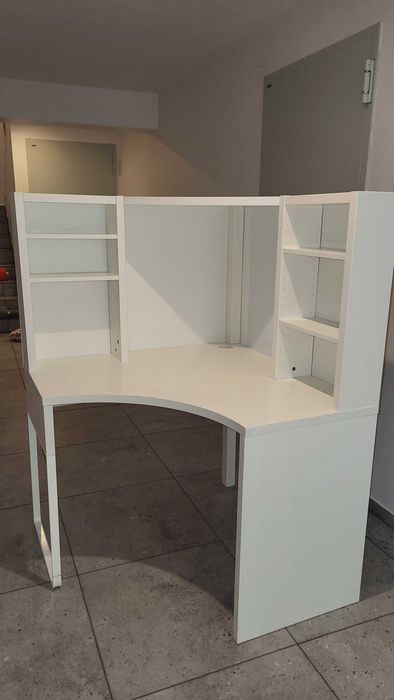 Biurko narożne białe IKEA