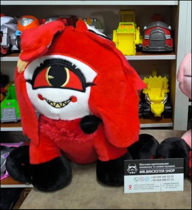 Фігурки фигурки плюшевые игрушки Отель Хазбин Аластор Энджел Даст