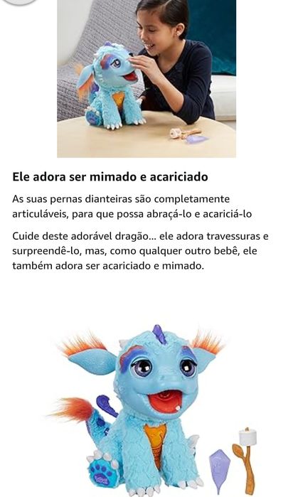 Dragão interativo FurReal Friends da Hasbro