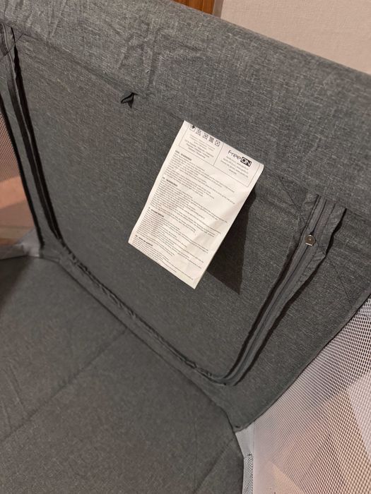 Манеж дитячий ігровий складний з сумкою FreeONHEXAGON Grey 44459 Сірий