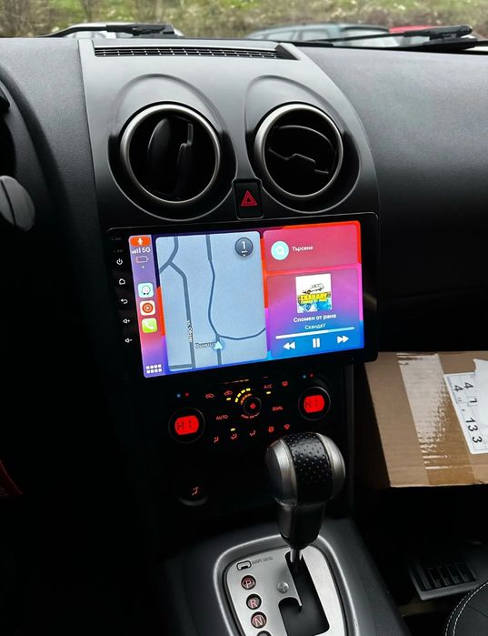 Radio Android 14 com GPS Nissan Qashqai J10 (Artigo novo)