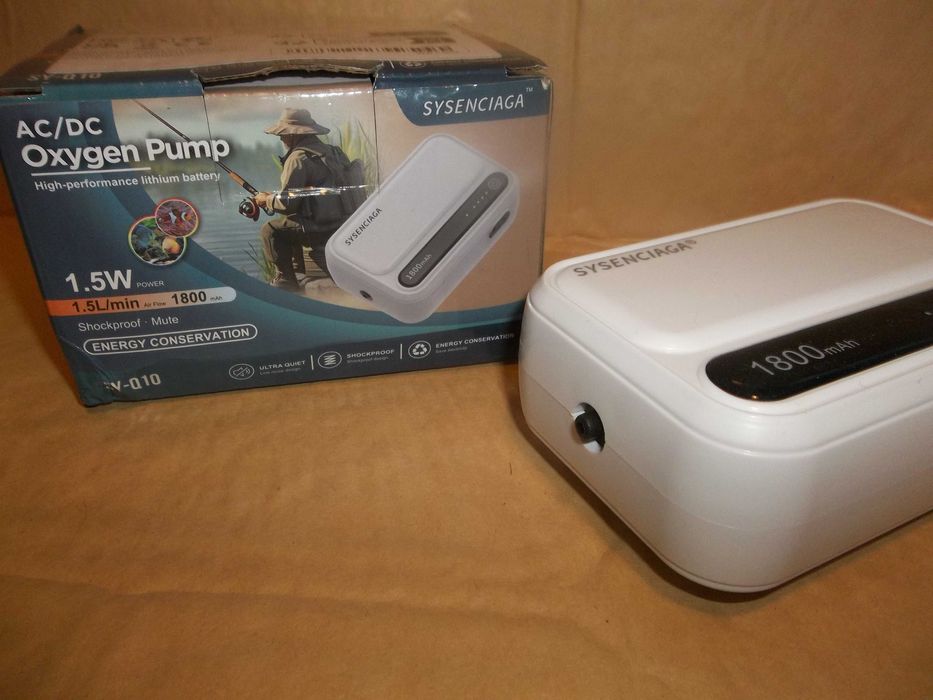 Брендовый аквариумный компрессор. тихий. электро катушка. Автономный.